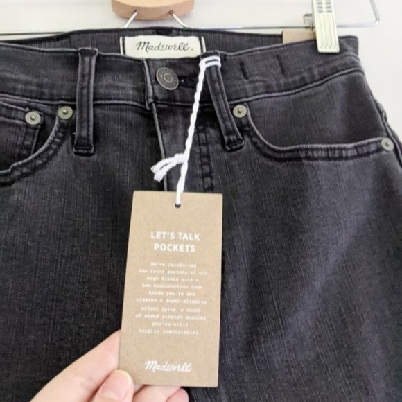 New Madewell Demi-Boot Jeans in Tobin Wash Inset Edition Size 23 - Picture 6 of 11